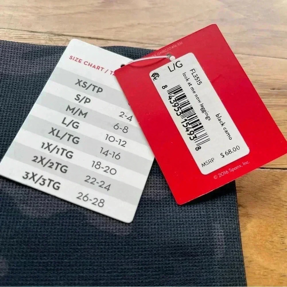 Spanx Look at Me Now Seamless Leggings - Black Camo - Picture 9 of 9